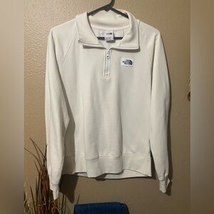Womens The North Face Cream/Off White Pullover Size Medium